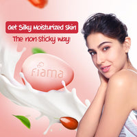 Fiama Moisturizing Soap Bar, Japanese Hokkaido Milk & Goji berry, Soap Pack of 3, Non-Sticky Moisturized Skin, 1/3rd Skin Moisturizers, Vitamin F, Fragrant Freshness