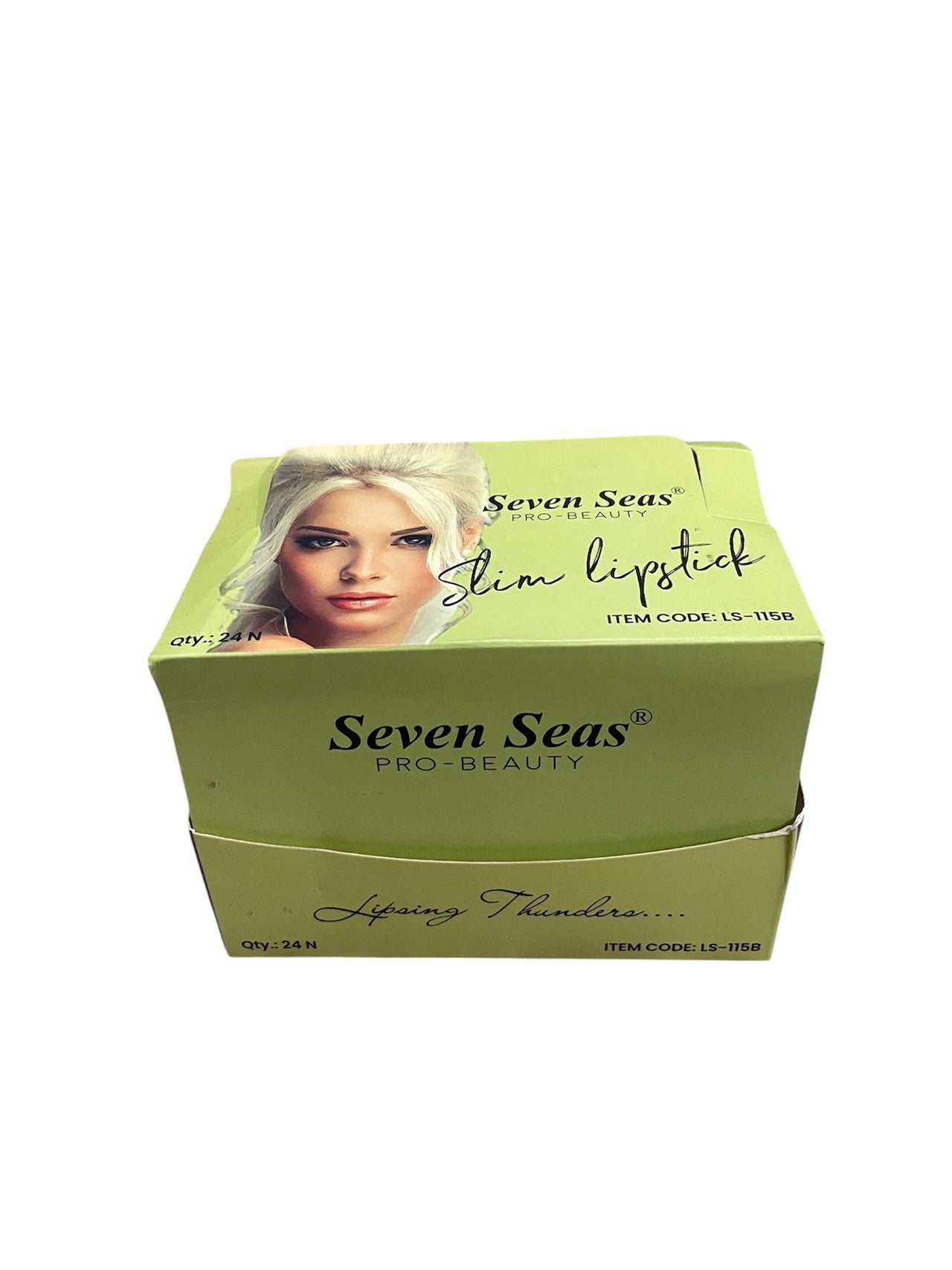 Seven Seas Pro-Beauty Matte Lipstick Set, 24 Pieces, Smudge-Proof and Long-Lasting, Transfer-Proof Formula