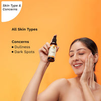 Pilgrim Australian 1% Vitamin C Toner for glowing skin with Kakadu Plum & Lime Pearl™ | Vitamin C toner for dry skin | Vitamin C toner for open pores tightening & refining | Alcohol free | 100 ml