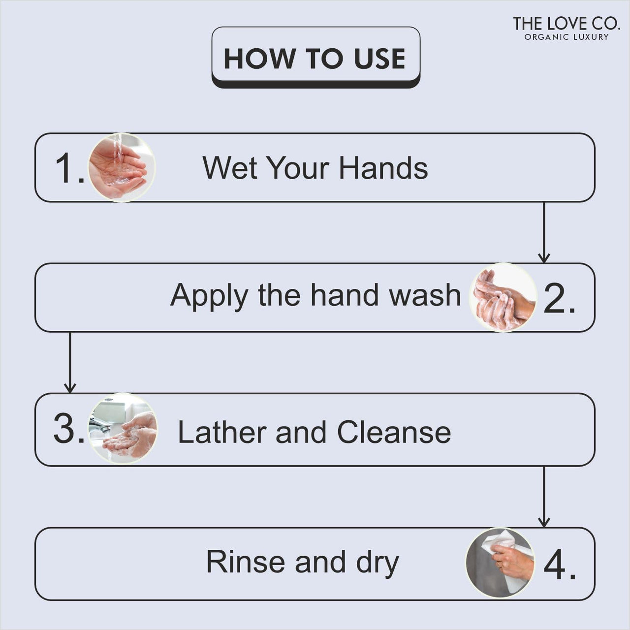 The Love Co. Oudh Darat Hand Wash - Infused, Moisturizing & Soothing - Gentle Cleanser for Soft, Hydrated Hands - Ideal for Sensitive Skin - 300ml