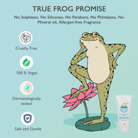 True Frog Everyday Moisturizing Shampoo To Repair Damaged hair and Reduce Frizz, Deeply Moisturizes With Aloe-Vera Extract For All Hair Types, SLS free, Paraben-free & Silicone-free - 150 ml