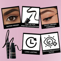 Insight Cosmetics No Smudge Eyeliner| Intense Matte Finish | Quick Drying |Smooth Application | Waterproof | Smudgeproof,(EL-53)