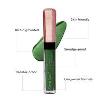 Seven Seas Chrome Liquid Eyeshadow Get Glitter Glow (Green)