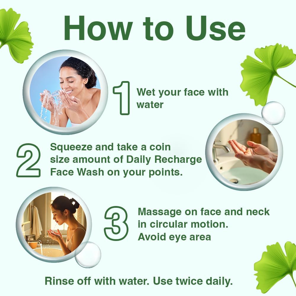 Dazller Daily Fresh Gentle Face Wash (Neem, Daily Recharge, True Glow, 100 g (Pack of 3))