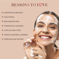 Just Herbs Neem + Orange Herbal Cleanser Rehydrant Ayurvedic Unisex Face Wash for All Skin Types, 100 ml