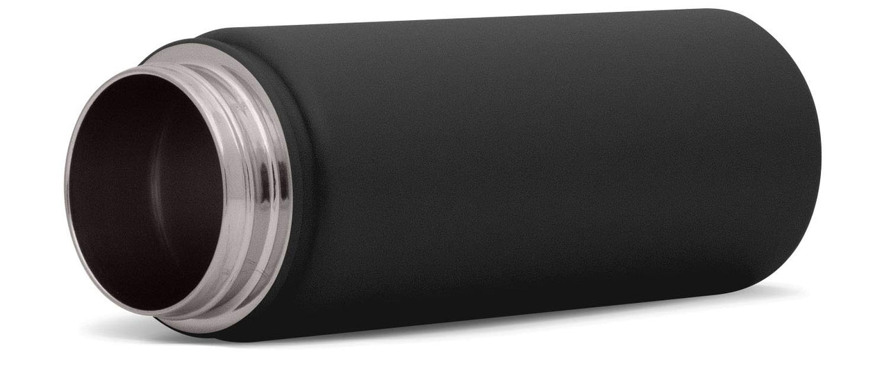 Simple Modern Kids Water Bottle with Straw Lid Vacuum Insulated Stainless Steel Metal Thermos Bottles | Reusable Leak Proof BPA-Free Flask for School | Summit Collection | 18oz, Midnight Black