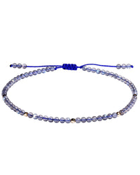 Jewever Gemstone Foot Anklet Bracelet for Women Beaded Stone Healing Energy Crystal Beach Foot Jewelry Adjustable(8.5-10 Inches) moonstone