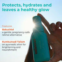 Skinvest Light it up Sunscreen body spray - SPF 40 PA ++++ 100ml | with Kumkumadi Tailam | De-tans & Hydrates | Brightens Skin Tone | Removes Pigmentation | For All Skin Types | No white cast | No alcohol | Dermatologist Tested