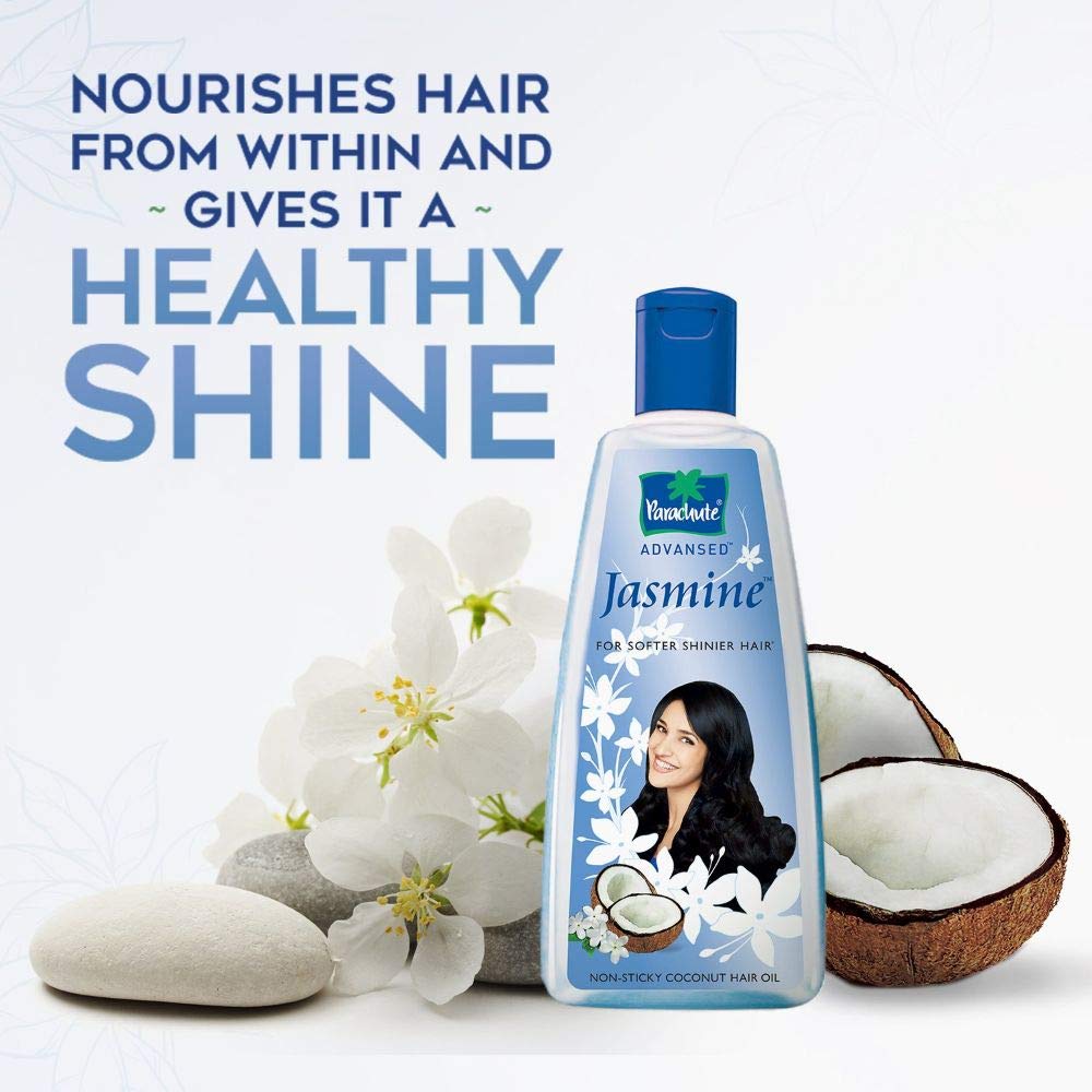 Parachute Advansed Jasmine Coconut Hair Oil, 300ml (Free 90ml) and Parachute Advansed Aloe Vera Enriched Coconut Hair Oil, 250ml (Free 75ml)