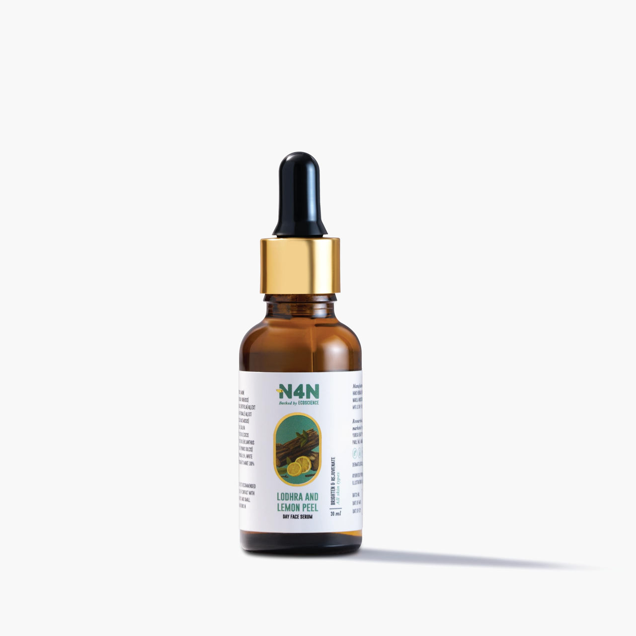 Nature4Nature Day Face Serum For Glowing Skin | With Lodhra and Lemon Peel | Reduces Blemishes and Fights Sign of Ageing | Face Serum for Women and Men | 30 ml