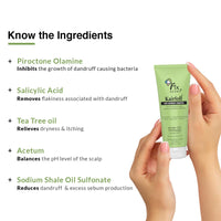 Fixderma Kairfoll Anti Dandruff Shampoo for Oily Sensitive Scalp Prone to Dandruff & Folliculitis | Anti Dandruff Shampoo for Women & Men | Salicylic Acid for Hair Fall | Sulphate Free Shampoo - 100ml