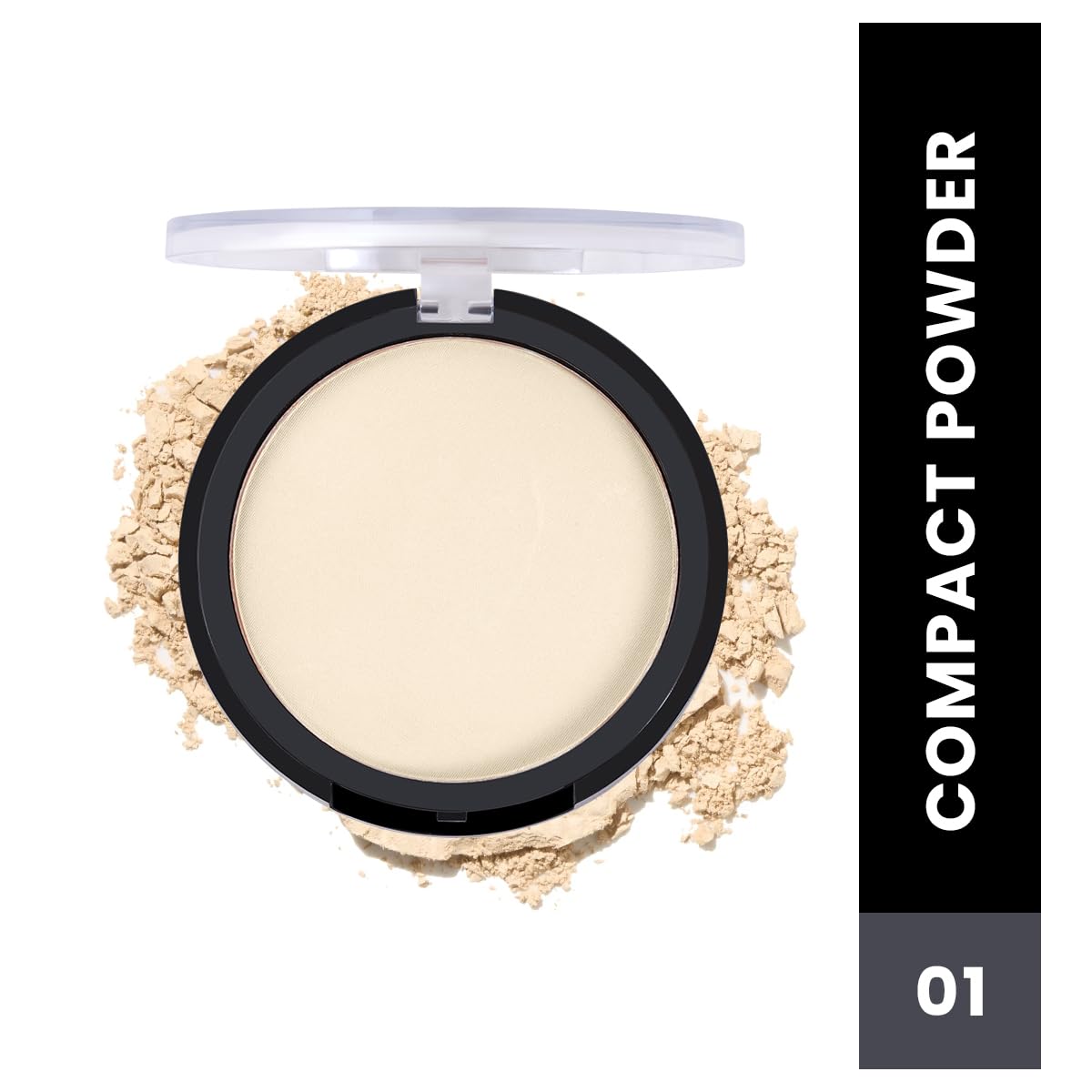 Shryoan Infinite Waterproof Compact Powder| Hides Imperfections, Blends Effectively, Matte Finish and Pressed Powder for All Skin Types (16g) (Ivory Cream)