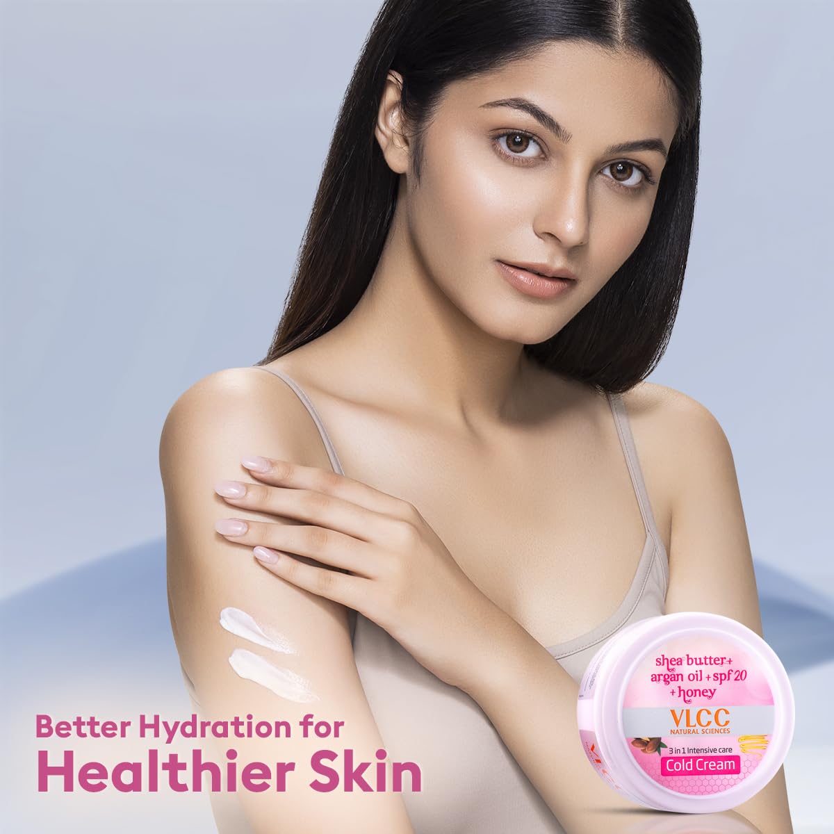 VLCC 3 In 1 Intense Care Cold Cream (B1G1, 200G, Shea Butter, Argan Oil, Honey And Niacinamide Cold Cream For Dry Skin, Spf 20 Face Cream For Winters, Minimizes Pores And Moisturizes)