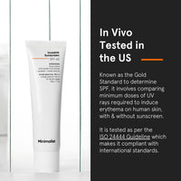 Minimalist UV Protection Invisible Sunscreen SPF 40 PA+++ for Oily Skin | | Ultra Light Sunscreen Gel with Matte Finish | Clinically Tested in USA (In-Vivo) | No White Cast | Sweat Resistant, Water Resistant | For Women & Men | 50 gm