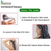 KAZIMA Combo of Anti Dandruff Shampoo and Anti Hair fall & Damage Control Conditioner for Hair Dandruff Control, Damage Repair, Healthy Scalp, Hair Nourishment & Hair fall Control, 200 ml each