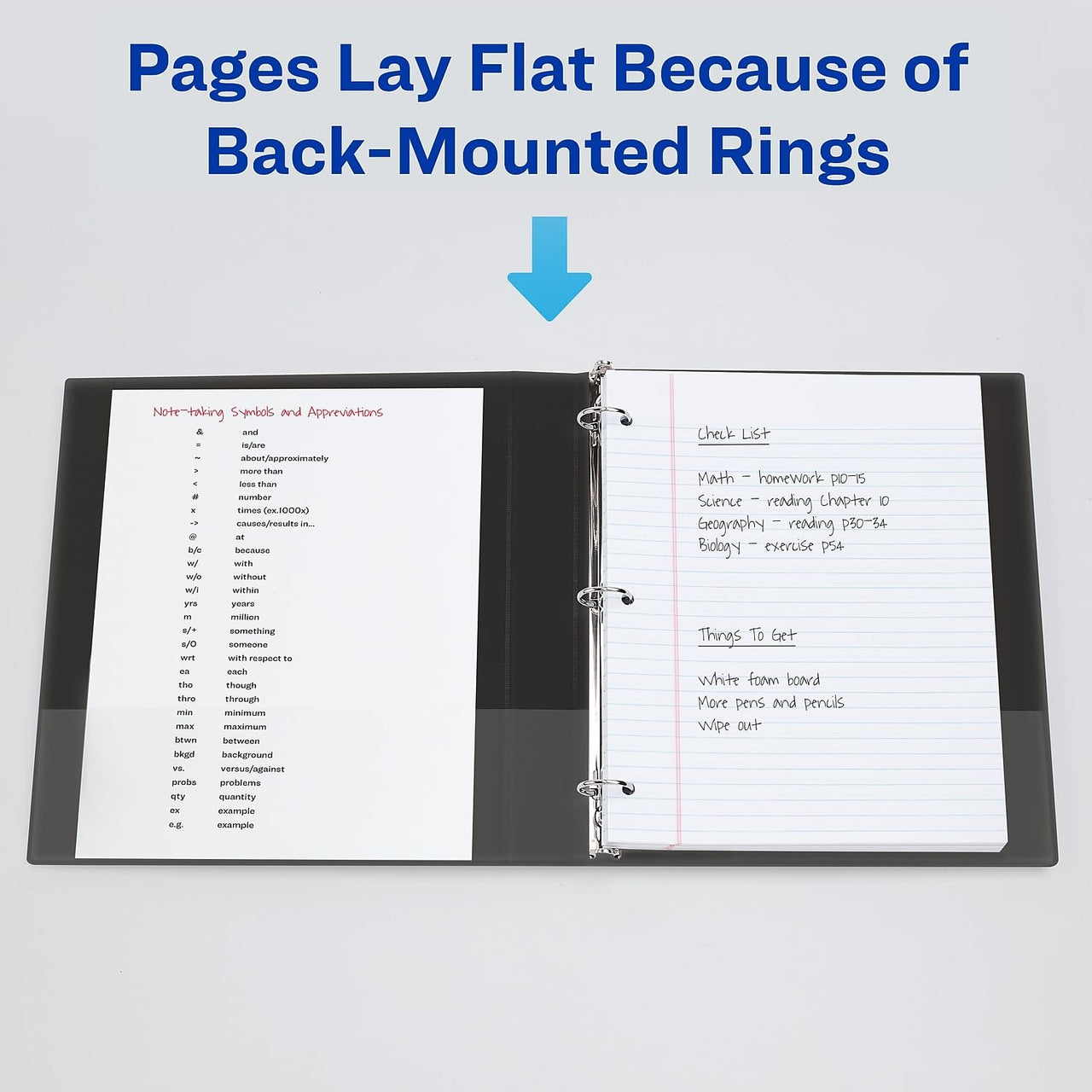 Avery Heavy-Duty Framed View 3-Ring Binder, 1" EZD Rings, 1 White Binder (68056)