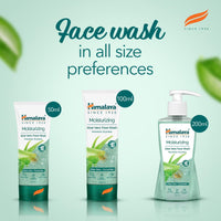 Himalaya Moisturizing Aloe Vera Face Wash 200ML (Pack of 2)
