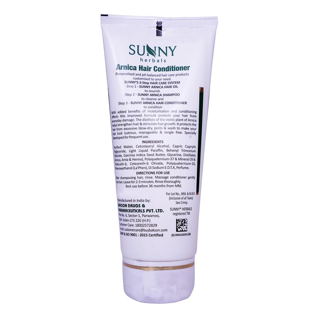 Sunny Herbals Arnica Hair Conditioner | Strengthens Hair & Protects From Everyday Damage | For Lustrous And Tangle Free Hair | 100 ml (Pack of 2)