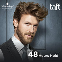 Schwarzkopf TAFT Power Hair Wax For Luminous Shine And Glossy Hair, Hold 5 Lasts 48 Hours, Easy to Wash Out With No Stickiness, For All Hair Types, No Greasy Residue - 75ML