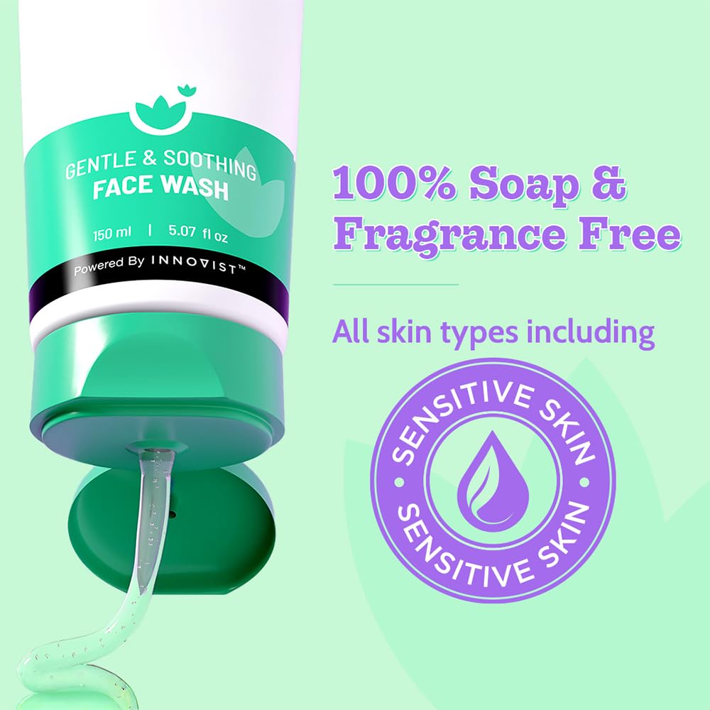 Chemist at Play Gentle & Soothing Facewash | 100% soap & fragrance-free| Cleanses, soothes, refreshes & hydrates| Strengthens skin barrier | 150ml