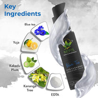 Nefol Cleanser with Blue Tea, Kakadu Plum & Yuja - Anti-Oxidant Rich Cleanser, Reduces Aging Signs - 100ml