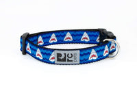 RC Pets 5/8 Inch Adjustable Dog Clip Collar, X-Small, Shark Attack
