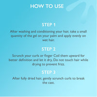 TRue FRoG Styling Gel for Curls for Curly Wavy Hair with Bamboo Extract and Jojoba Ester, Frizz Control, Silicone free, Phthalate free & Paraben free - 150ml