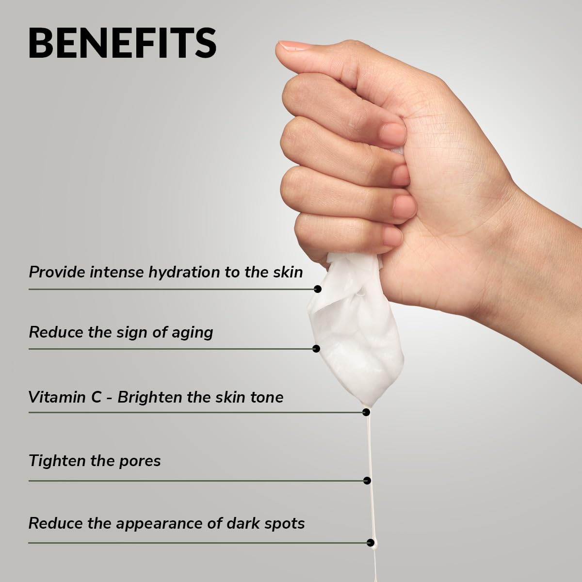 MIRABELLE COSMETICS KOREA Charcoal Facial Sheet Mask (Pack of 6)