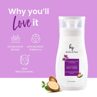 Herbs and Pure Hyaluronic Acid And Red Grapes Face Wash (100ml) For Dark Spots with Kesar Oil and Shea Butter Body Lotion (200ml) For Intense Moisturisation, Pack Of 2
