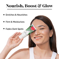 LuxaDerme Korean AM/PM Booter Cream for Face & Neck | Hydrating Face Cream with Niacinamide, Chamomile & Ginseng | Skin Brightening, Firming & Deep Hydration | Face Cream for Glowing & Even-Toned Skin | 50ml