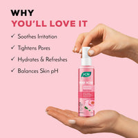 Joy Pink Rose Water Toner with Vitamin E, Hyaluronic Acid & Aloe Vera for Hydrating & Refreshing Skin (150ml) | Alcohol Free Toner with Natural Rose Aroma | Get Glowing Skin for All Skin Types