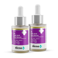 The Derma Co 2% Kojic Acid Face Serum | With 1% Alpha Arbutin & Niacinamide | Reduces Dark Spots, Pigmentation & Blemishes | For All Skin types | 30 ml x 2