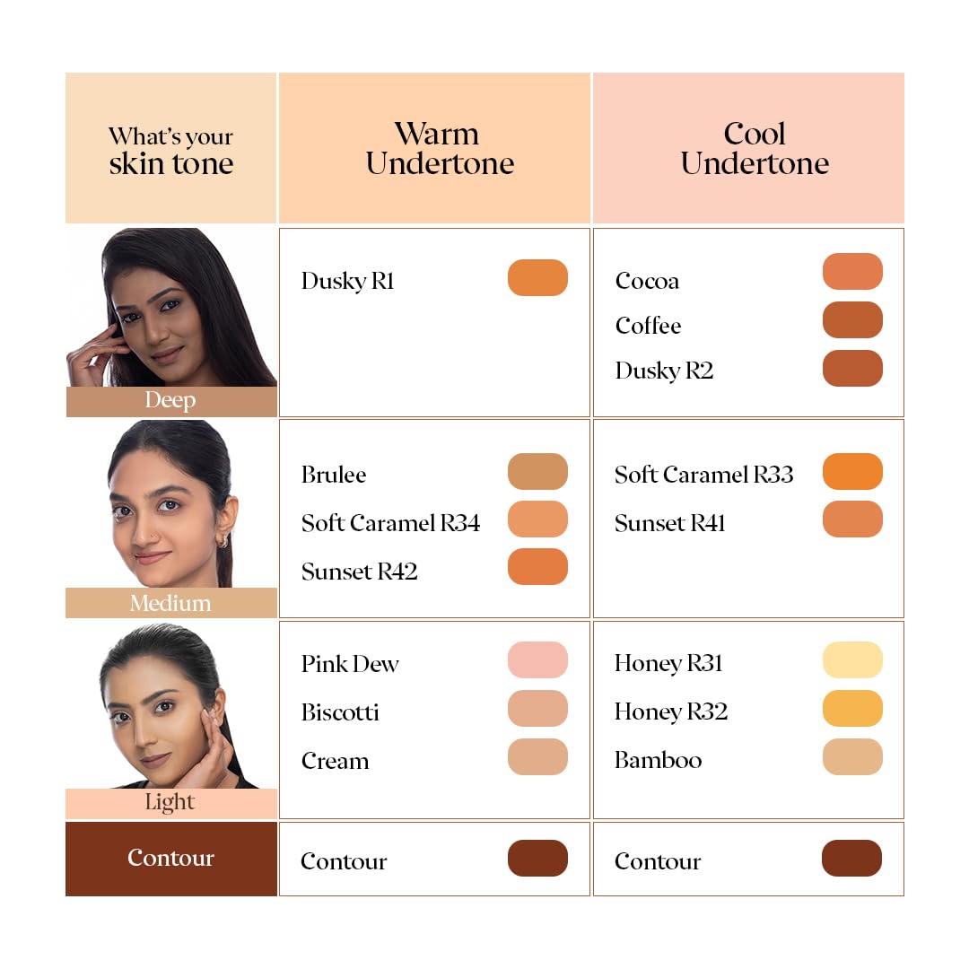 DAZLLER Loose Compact Powder for All Skin Type, for Setting Makeup, Featherlight Sheer Finish, Oil-Control, Added Sunscreen, 30G-Sunset R41, Brown