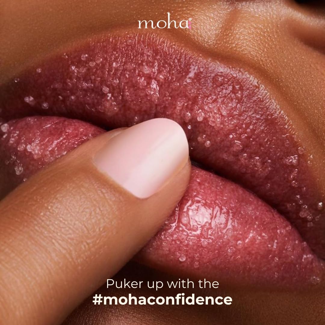 Vedistry Moha: Lip Scrub 12 Gms|Reduction In Dark Lips & Pigmentation|Heals Dry & Chapped Lips|Enriched With Shea Butter, Honey Vitamin E, And C, This Nourishing Lip Scrub Locks In Moisture.