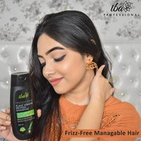 Iba Professional Plant Keratin Protein Shampoo for Hair Smoothening, Hydrates, Moisturizes, Damage Repair, Dry & Frizzy Hair | Free of Sulfate & Paraben | Shampoo for Women | 230 ml