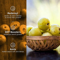 Ustraa Hair Vitalizer Shampoo - 250ml - With Biotin, Omega 3 & Omega 6 | Daily Use Hair Conditioner - 100gm - No SLS, No Paraben | & Beard Growth Oil Advanced - 60ml - With Redensyl and DHT Booster