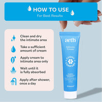 Arth Intimate Cream| Daily Soothing Moisturizer for Intimate area| Reduces Itchiness and Dryness, Maintains ideal pH of 3.5-4.5 in Intimate Area | Emcure Pharmaceuticals Ltd. | 30g