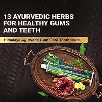 Himlaya Ayurveda Gum Care Toothpaste, 150G | Reduces Gum Bleeding | Fights Bad Breath | With 13 Ayurvedic Herbs For Healthy Gums