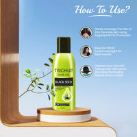 Trichup Black Seed Hair Oil - Enriched with Black seed - Protecting Hair from Damage and to Promote Healthy Hair 100ml (Pack of 2)