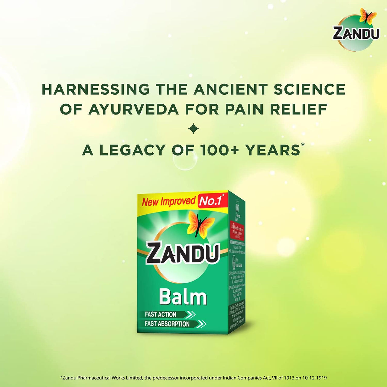 Zandu Balm, 25ml X Pack of 3, Ayurvedic balm for effective relief from Headache, Body Pain, Sprain and Cold