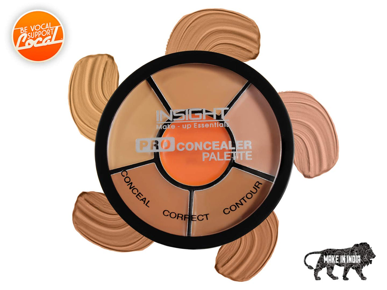 Insight Cosmetics Pro Concealer Palette (Concealer) & Insight Pressed Powder Translucent Face Powder (LIGHT, LIGHT)