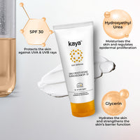 Kaya Clinic Daily Moisturizing Sunscreen Cream SPF30 75ml | 5 Star Boots Rating | UV Protection | Hydrates Skin | Lightweight | Non Sticky | For All Skin Types
