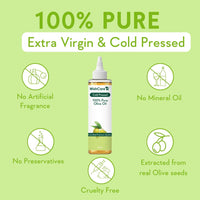 WishCare® 100% Pure Premium Cold Pressed Olive Oil for Hair & Skin - 200ml
