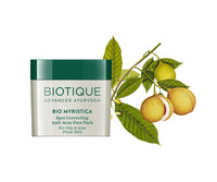Biotique Bio Myristica Spot Correcting Anti Acne Face Pack, 20g & Bio Winter Green Spot Correcting Anti Acne Cream, 15g