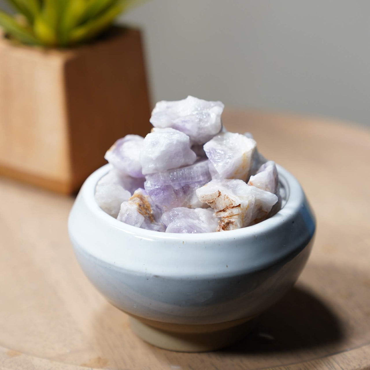 Crystal Allies 1 Pound Bulk Rough Amethyst Reiki Crystal Healing Stones Large 1" from Brazil Brazil Amethyst 1 LB