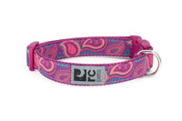 RC Pets 5/8 Inch Adjustable Dog Clip Collar, X-Small, Bright Paisley X-Small - 0.6