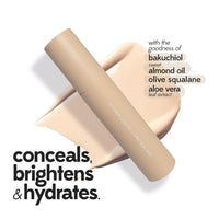 RUBY'S ORGANICS Liquid-Cream Concealer For Under-Eye Dark Circles & Pigmentation, Full Coverage, Cream With Bakuchiol, Easily Blendable, Highly Pigmented, Natural, All Indian Skin Types - HC2, 6.5Ml