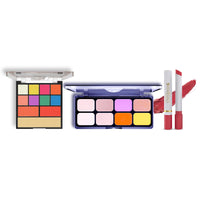 Shryoan Eyeshadow Blusher With Concealer Palette & Long Lasting Lipstick For Women