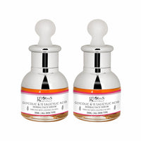 Globus Naturals Glycolic & 1% Salicylic Acid Anti Acne Face Serum, For Oily & Acne Prone Skin, Natural & Ayurvedic Formula, Chemical Free, Cruelty Free, 30 ml, Pack of 2