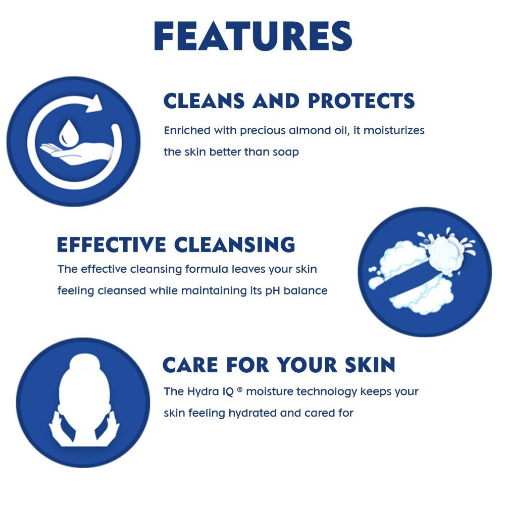 NIVEA Men Face Wash, Oil Control, 10x Vitamin C, 150ml And NIVEA Shower Gel, Crème Soft Body Wash, Women, 250ml